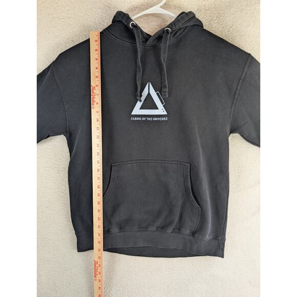 Fabric of the Universe Hoodie Sweatshirt Mens Large Black Cyber Core Y-82 - Picture 6 of 16